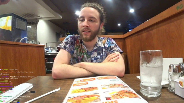 Burn - burn orders food with chat