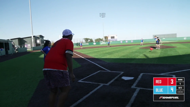 Russel's knee bends the wrong way during kickball