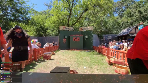 Live Roasting at the Renaissance Faire