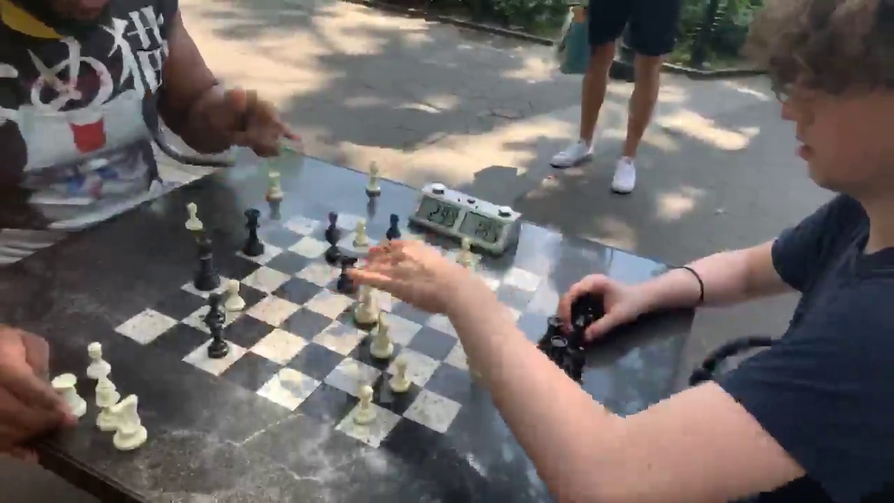 Hans vs corbblah NYC chess