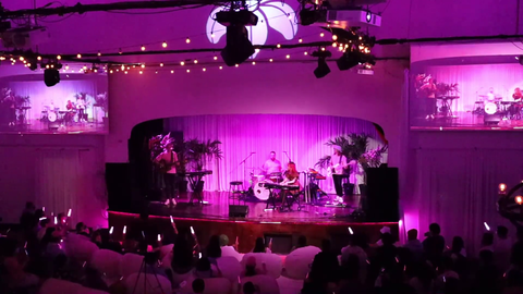 Lily singing the "Waiting for Hasan" song live on her Concert