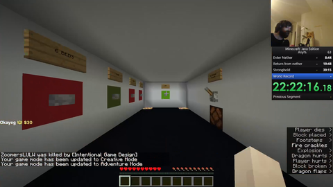 Forsen skipped 22:22:22.22 timer
