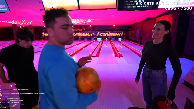 Mizkif shows how to bowl