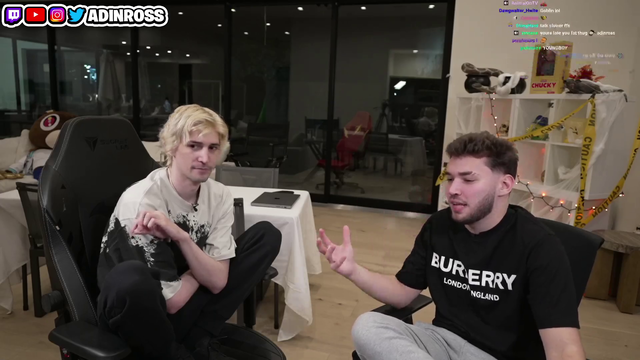 xqc going in to kiss Adin