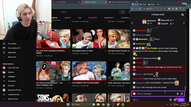 xQc surprised H3H3 doesn't coddle him in private like every other streamer does