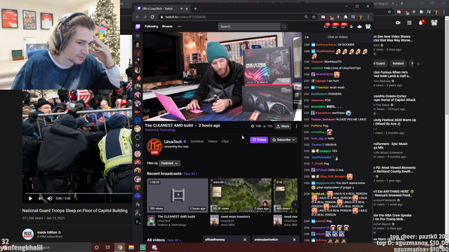 Linus about XQCs chat