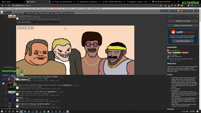 Poke on Forsen's chat