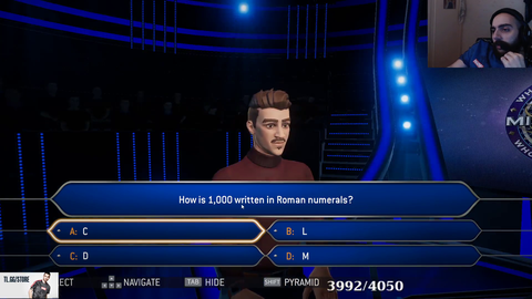 How is 1000 written in Roman numerals? D is the answer...