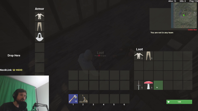 Forsen has a snack after smiting his enemies