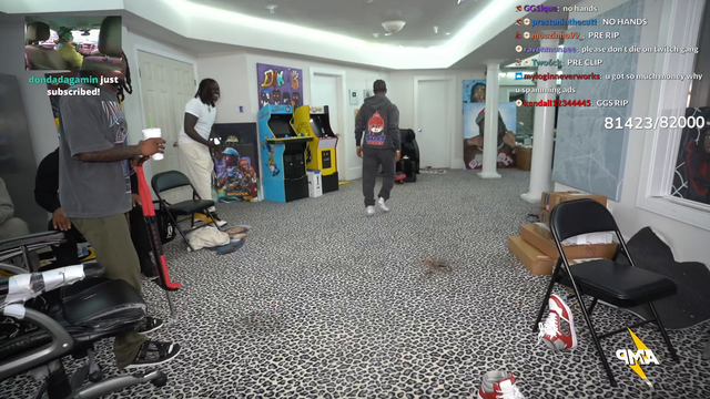 Toosii does a successful backflip and then Kai attempts to do one