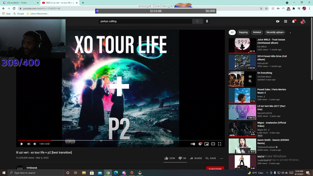 Dareon checks out fellow streamers livestream