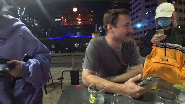 Homeless stream sniper knows how to party