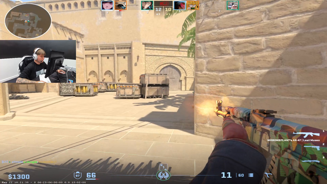 s1mple brought a knife to the shootout