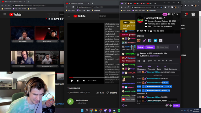 Xqc calls everyone hypocrites , calls Miz out for defending Slick , then proceeds to do absolutely the same thing with Train , even though train has done even worse than Slick
