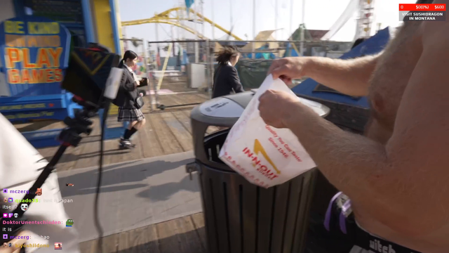 EZ fries from the trash