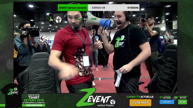 ZEvent, a French charity event, broke Twitch record of most money raised!