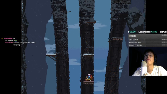 Streamer played jump king with voice commands, after he turned them off this happend