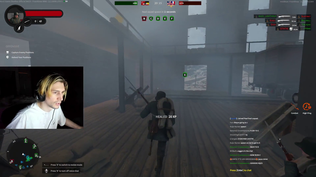Admin stream sniping xQc