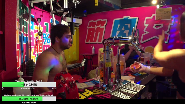 Mizkif ends up on the Muscle Girls Bar's stream in Tokyo