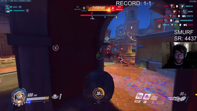 Overwatch Stream Harbleu manages to keep enemies off payload by spinning on Hammond