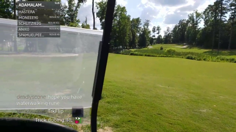 Trick2g sniped while playing golf!