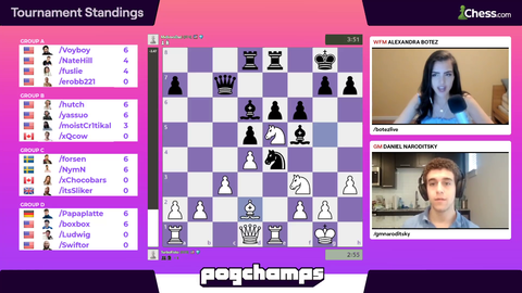 Sliker becomes half-time show entertainment for Chess PogChamps
