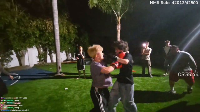 Jasontheween gets into a gnarly boxing match at the FaZe house