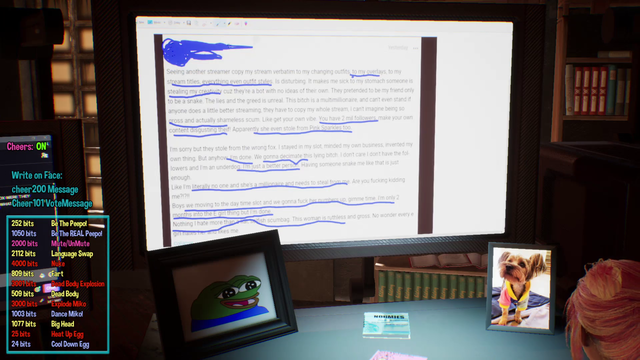 Codemiko exposes that Indiefoxx came into her chat to harass her