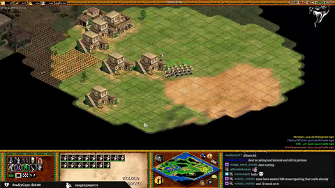 Age of Empires 2 streamer with some sick micro