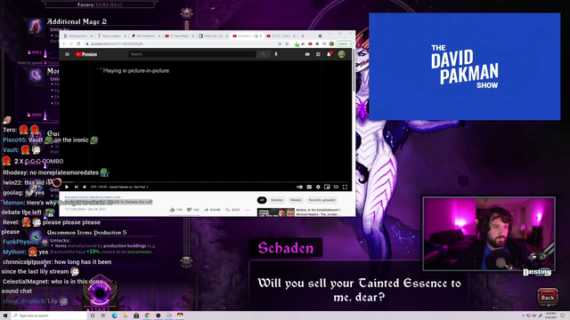 Destiny mentions his ex