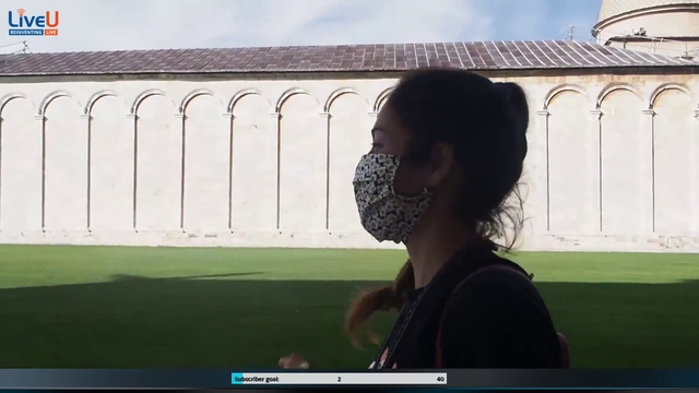 Naruto Run near Leaning Tower of Pisa