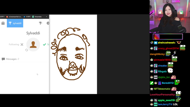 Hachu draws a realistic portrait of Mizkif