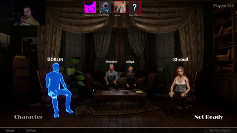 Soda makes small talk with Adept and Moistcr1tikal while waiting in a lobby