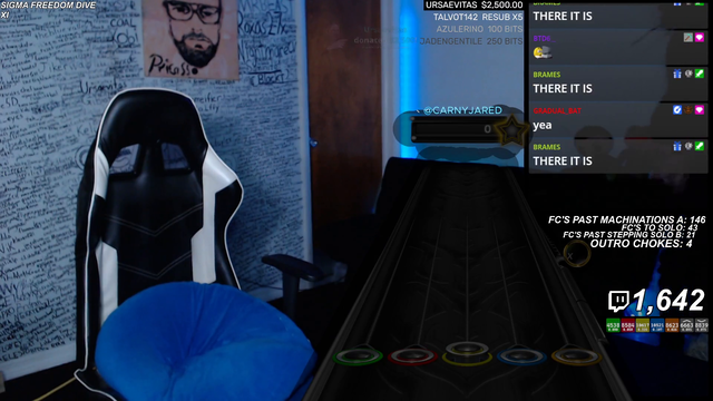 Clone Hero streamer CarnyJared wins a 2,500 bounty and receives extra...