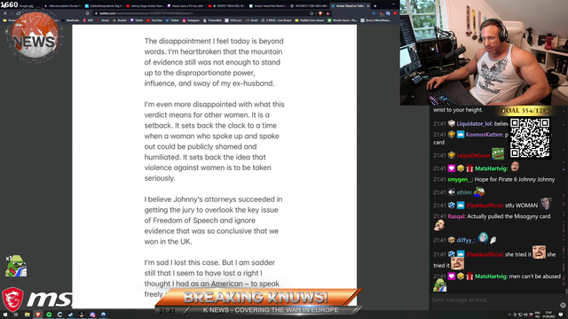 Knut’s take on Amber Heard’s statement