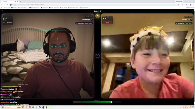 erobb221 spends his friday night trying to mog children