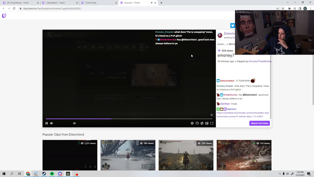 Erobb catches his opponent in the act