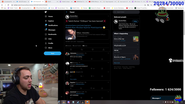 Mizkif says OGRoyce apologized for calling QTCinderella "fat as hell" afterwards behind closed doors. Today OGRoyce asked people to tell him who he insulted because he didn't know them.