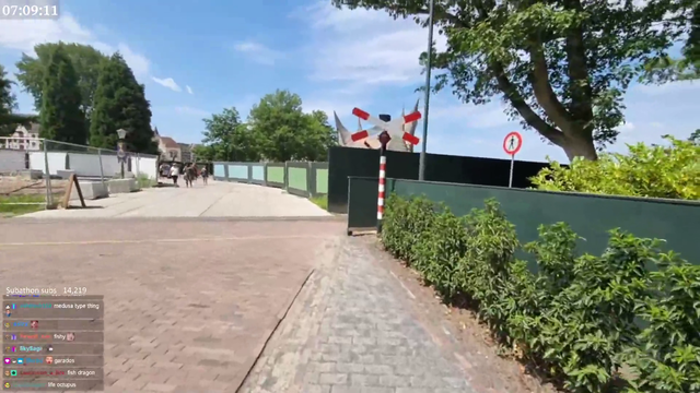 Jinny misunderstands a sign at a theme park
