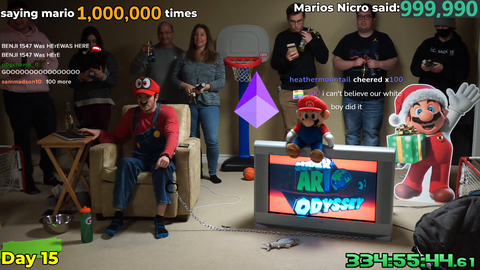 After 15 days Nicro said Mario 1 MILLION times