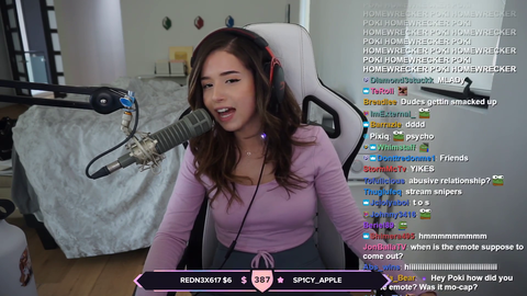 Guy playing with Pokimane has to leave because his girlfriend is mad he’s playing with her