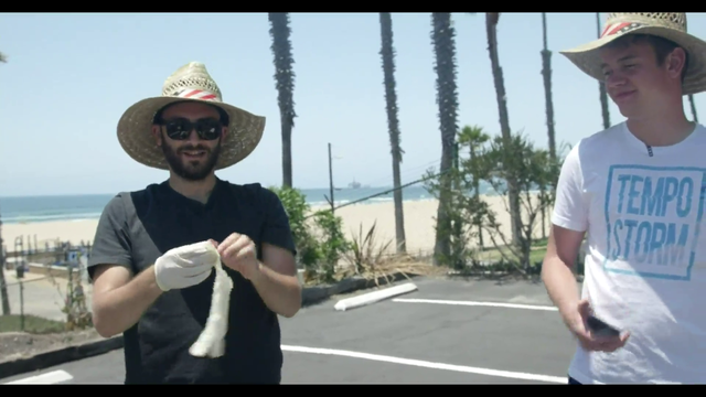 Fingering a girl with gloves on