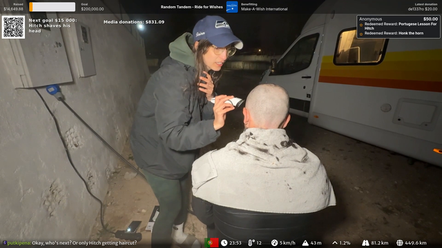 Hitch goes Bald because of crippling hairloss