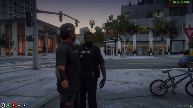 Bogg shows officer that he can jump over anything