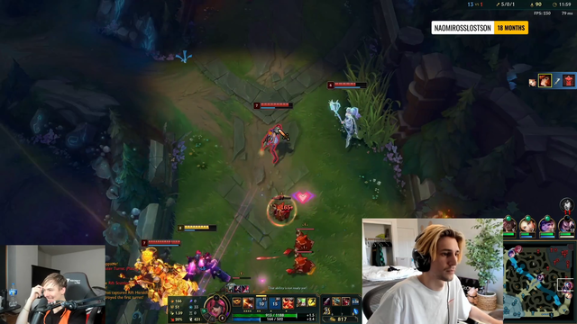 LS reaction to XQc slippage back into League of Legends arc