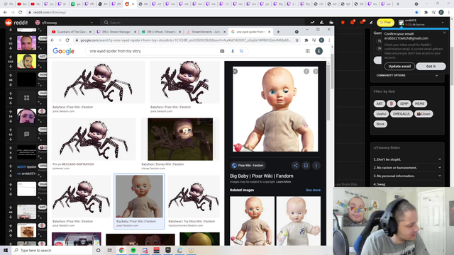 Erobb finds his clone