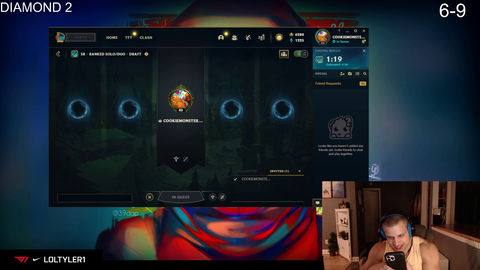 T1's phone call with his roommate