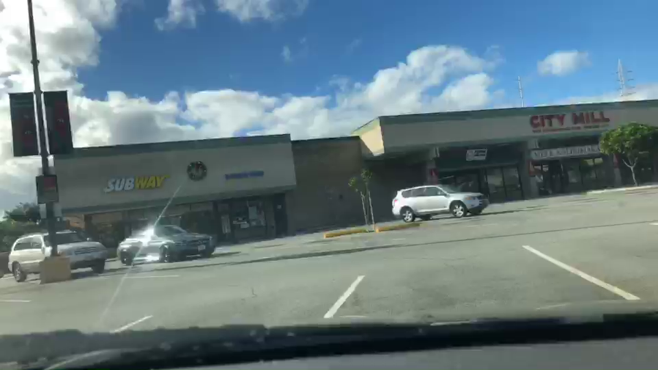 withawonder runs over a parking block and gets stuck