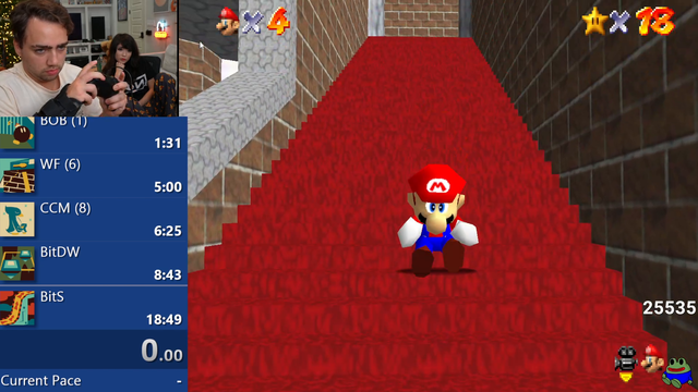 Mizkif Asks Emi For Help In SM64