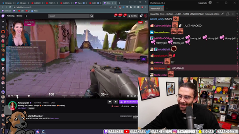 Amouranth is learning how to play valorant the Turkish way